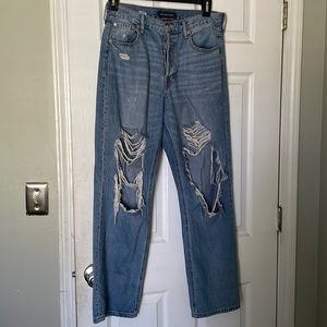 Aeropostale denim ripped jeans